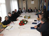  Brodsko-posavska županija : Politika : Potpredsjednik Vlade RH u Okučanima 28.10.2008.