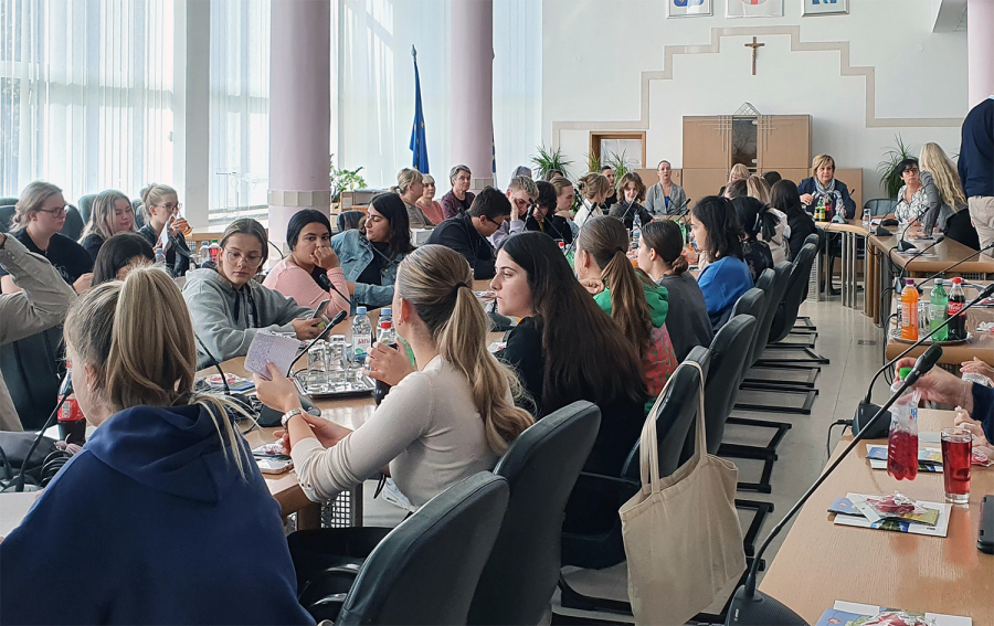UČENICI IZ ŠVEDSKE U SKLOPU PROGRAMA "ERASMUS+" U POSJETU BRODSKO-POSAVSKOJ ŽUPANIJI