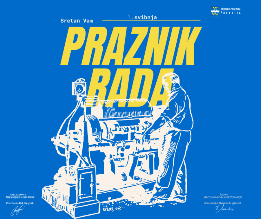 ČESTITAMO VAM 1. SVIBNJA - MEĐUNARODNI PRAZNIK RADA