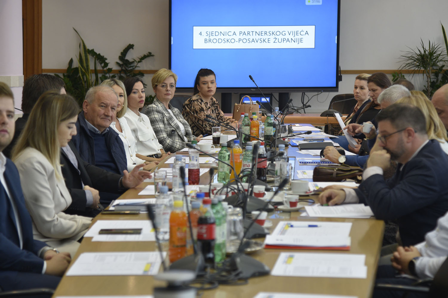 ODRŽANA 4. SJEDNICA PARTNERSKOG VIJEĆA BRODSKO-POSAVSKE ŽUPANIJE